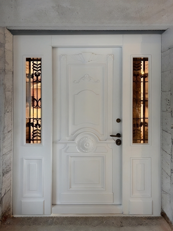 Парадная дверь после монтажа Парадная дверь после монтажа