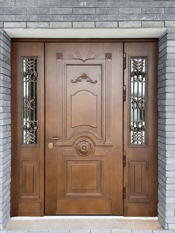 Парадная дверь после монтажа Парадная дверь после монтажа